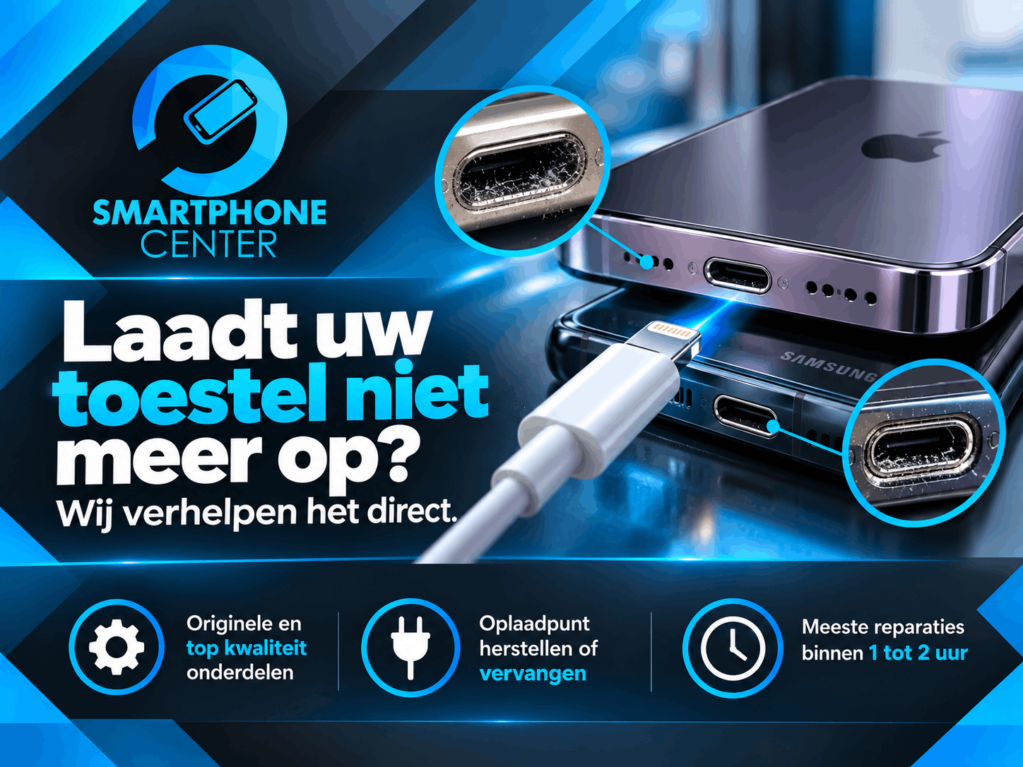 Oplaadpunt reparatie